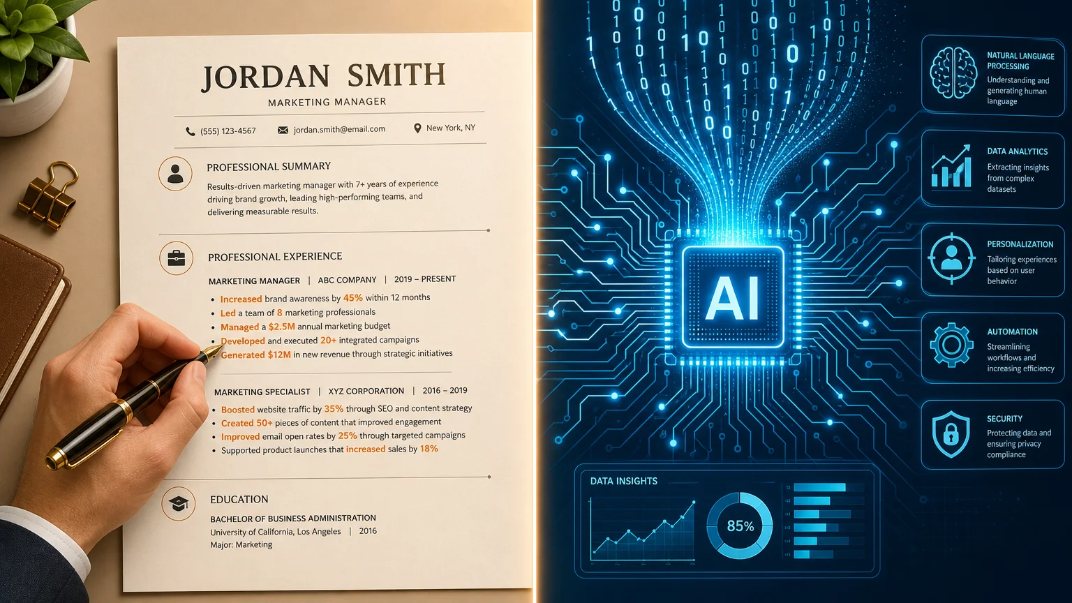 Featured image for AI Resume Writing Guide 2026